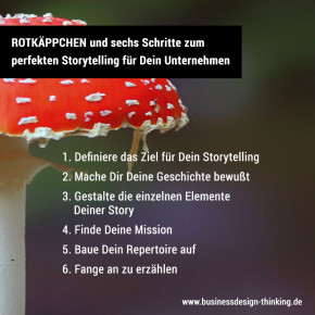 Storytelling für Unternehmen in sechs Schritten